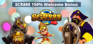 SCR888 150% Welcome Bonus