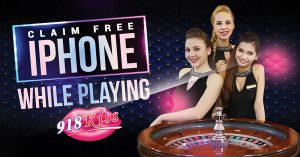 Claim Free Iphone While Playing 918kiss